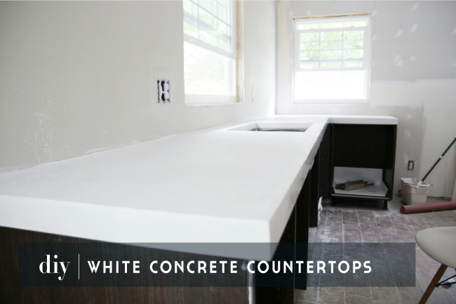 Sealing our White Concrete Countertops - Chris Loves Julia