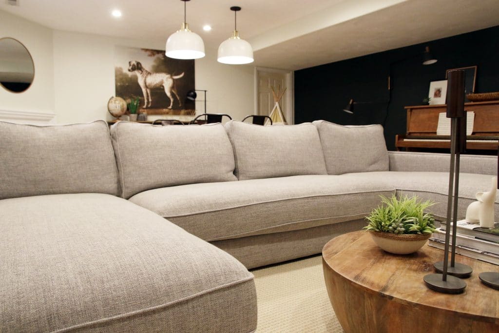 Our New Sectional from Interior Define - Chris Loves Julia
