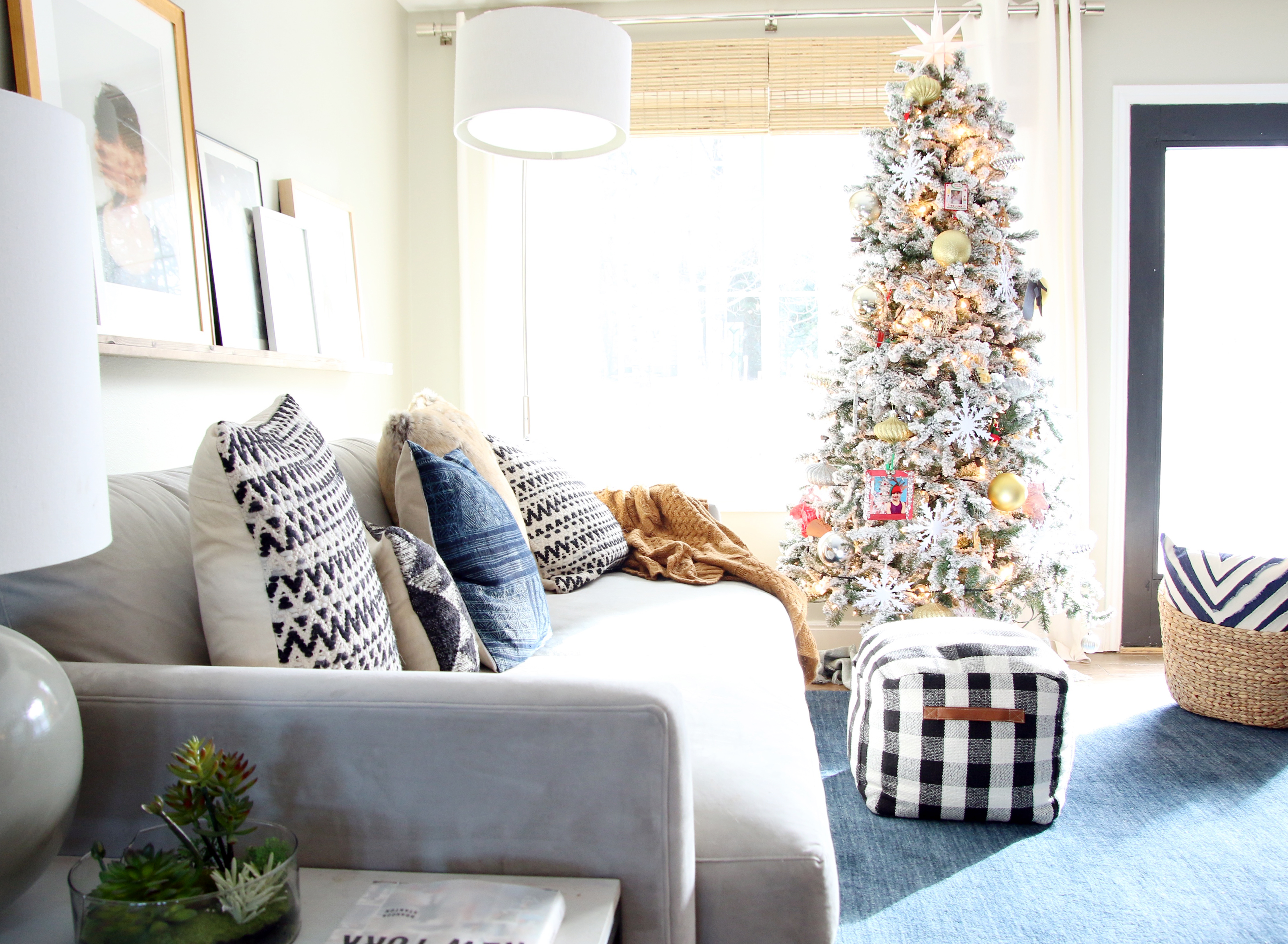 12 Of The Best Flocked Christmas Trees In Every Size Chris Loves Julia 