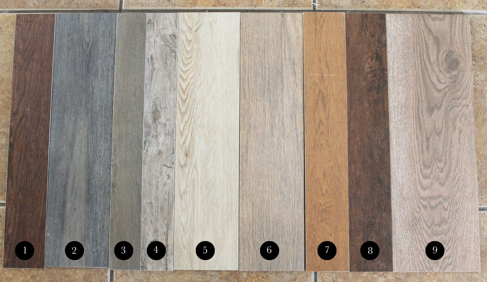Flooring Solid Wood Vs Faux Tile, Wood Tile Colors