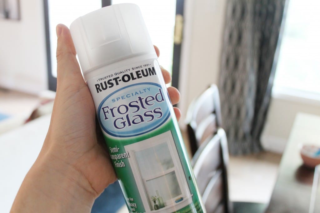Frosted Window Spray vs. Etched Window Film - Chris Loves Julia