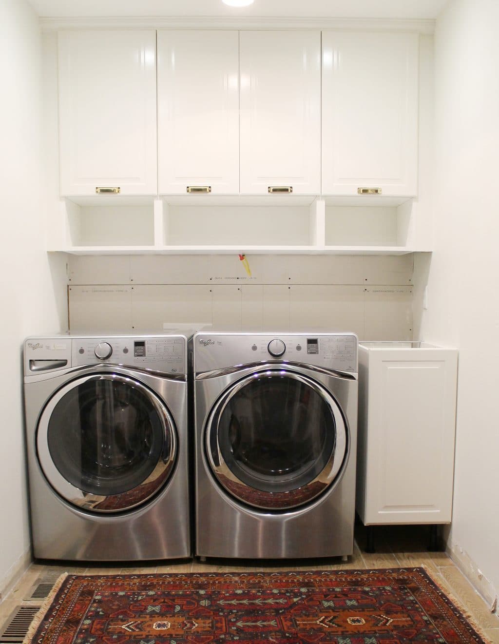 Washer/dryer countertop how to! We have been using this for years and , Laundry Room Makeover