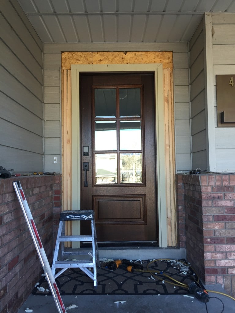Before and After: Our New Front Door!