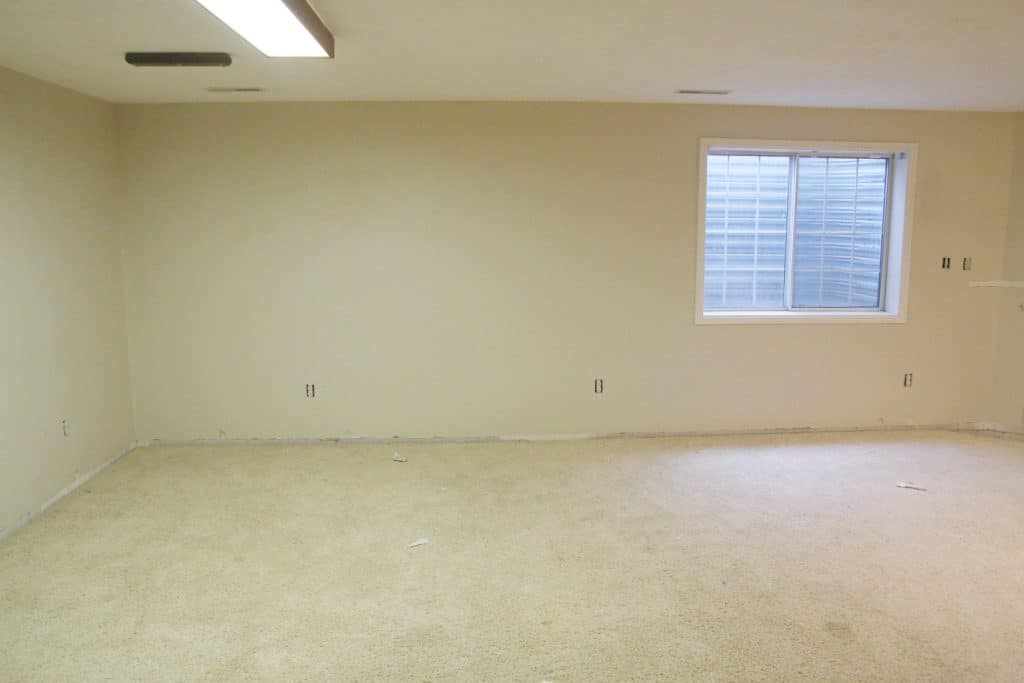 Before And After: Our Basement Family Room is Finished!