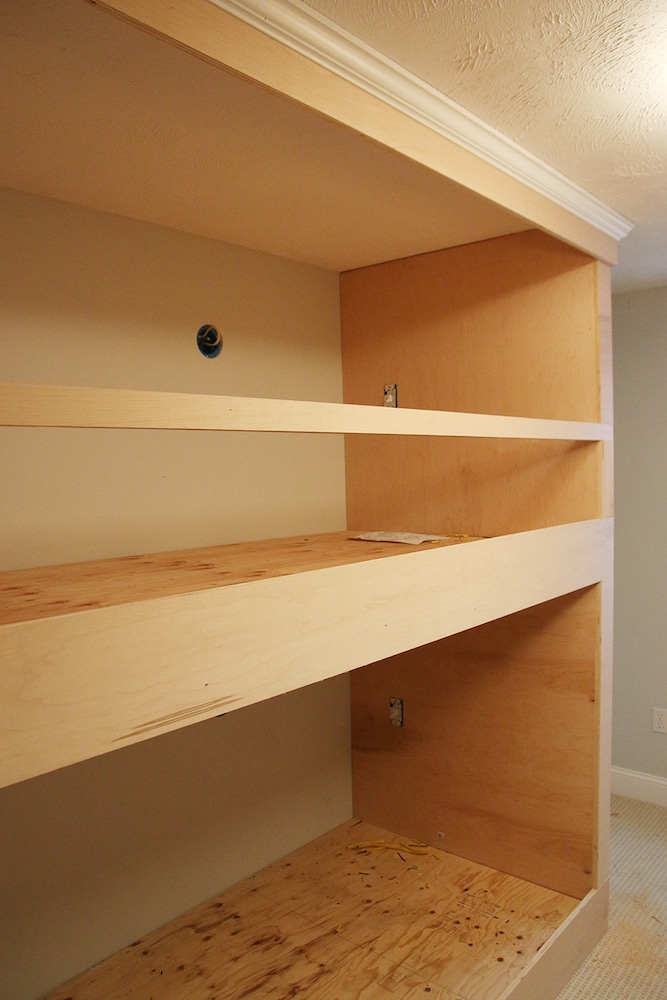 Diy Built In Bunkbeds, How To Build In Wall Bunk Beds