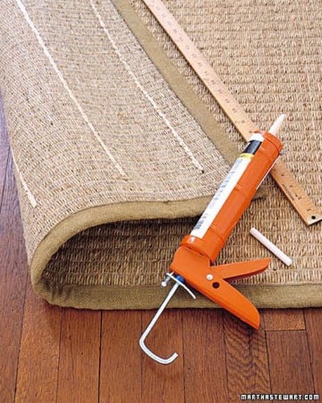 How to keep a rug in place on carpet