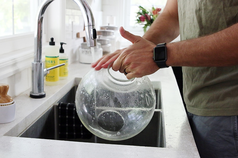 How to Clean Glass Globe Lights
