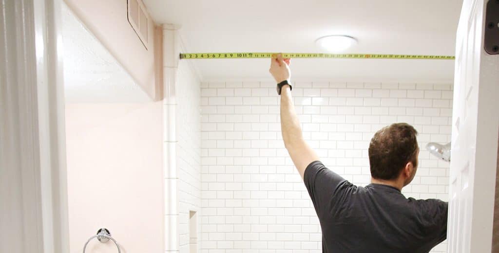 Tile To Hang A Shower Curtain, How To Make A Tension Shower Rod Stay Up On Tile