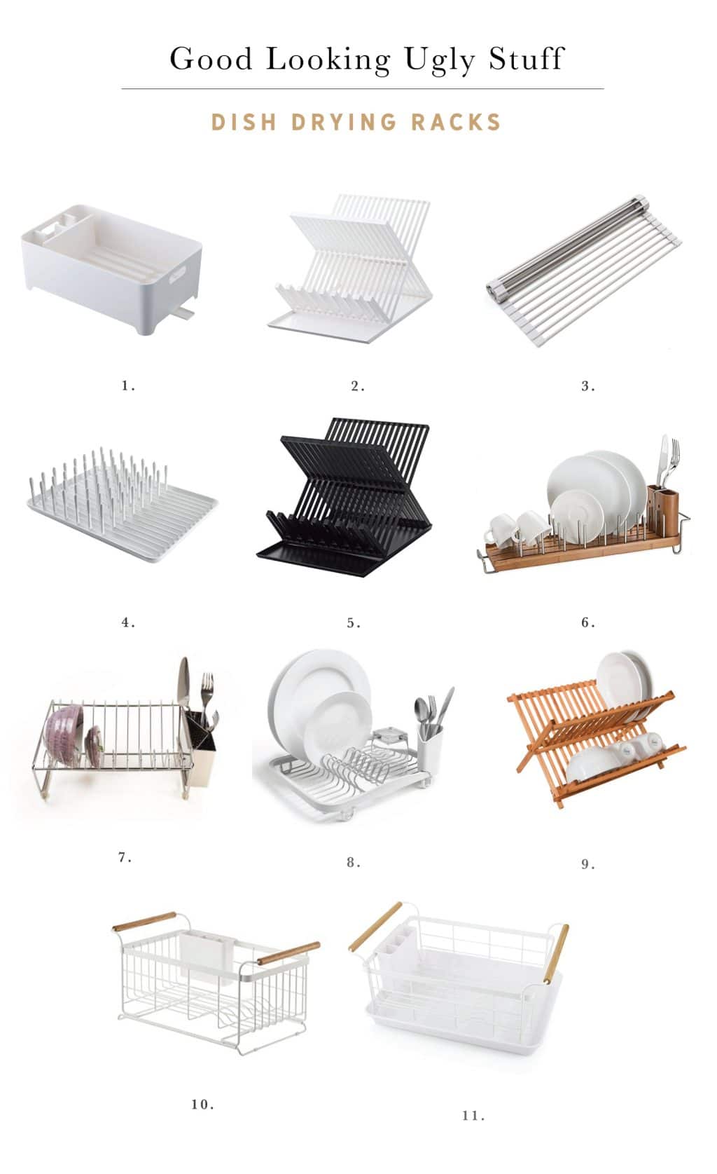 Good Looking Ugly Stuff: Dish Drying Racks, Plungers and Toilet Brushes -  Chris Loves Julia