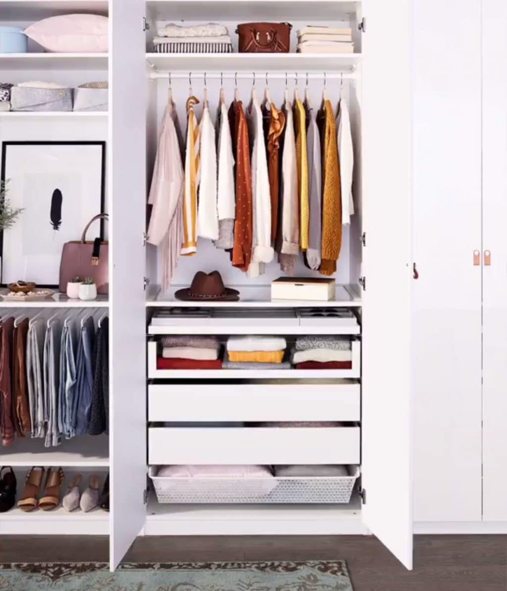 Costume Ikea Closet Examples for Small Bedroom