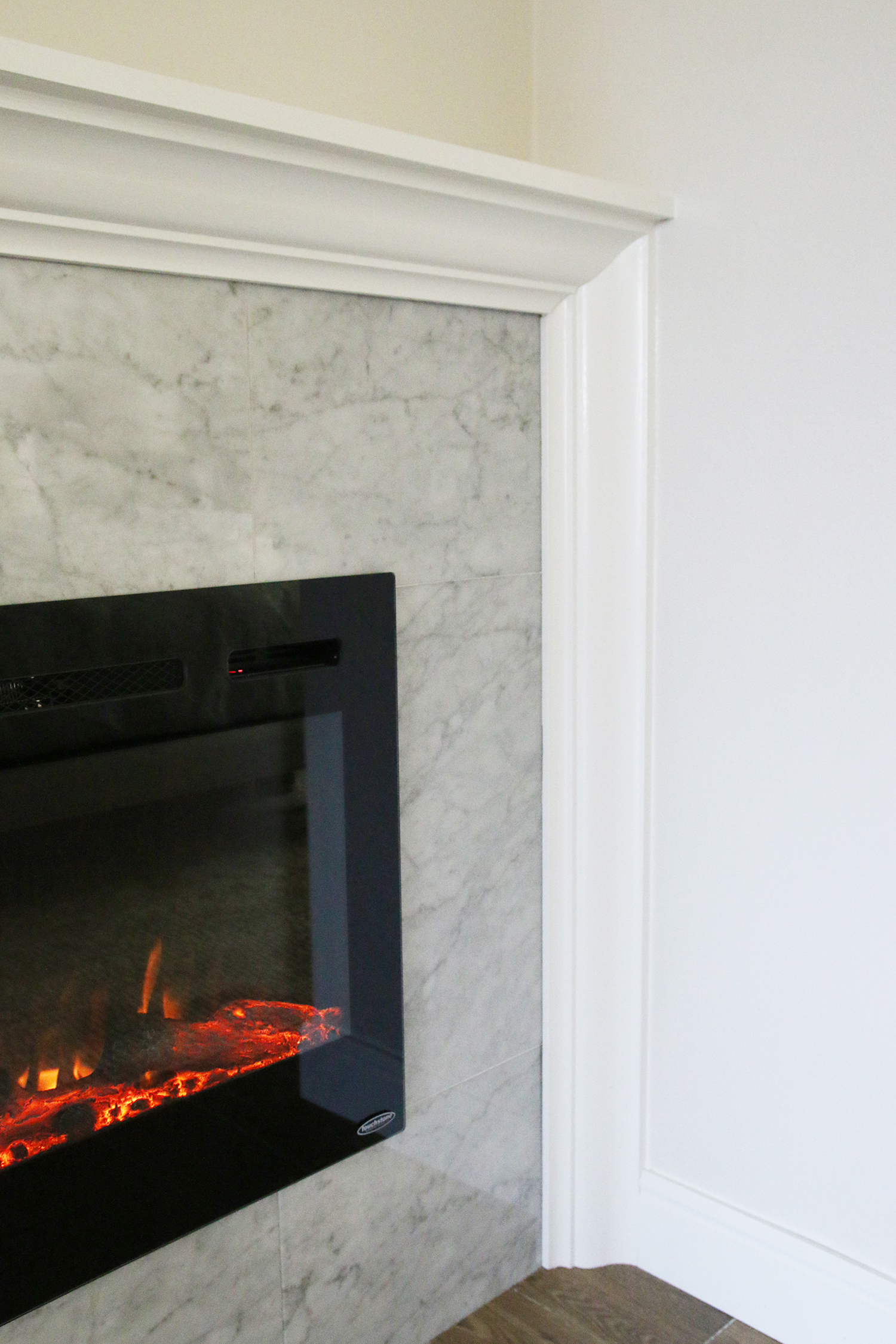 DIY Built in Electric Fireplace