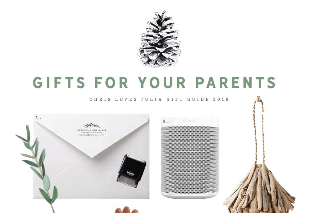 16 Best Gift Ideas For Parents & In-Laws - Chris Loves Julia
