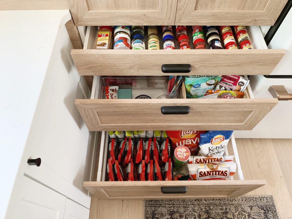 How We Organized The Fullmer S Kitchen Cabinets A Video Tour