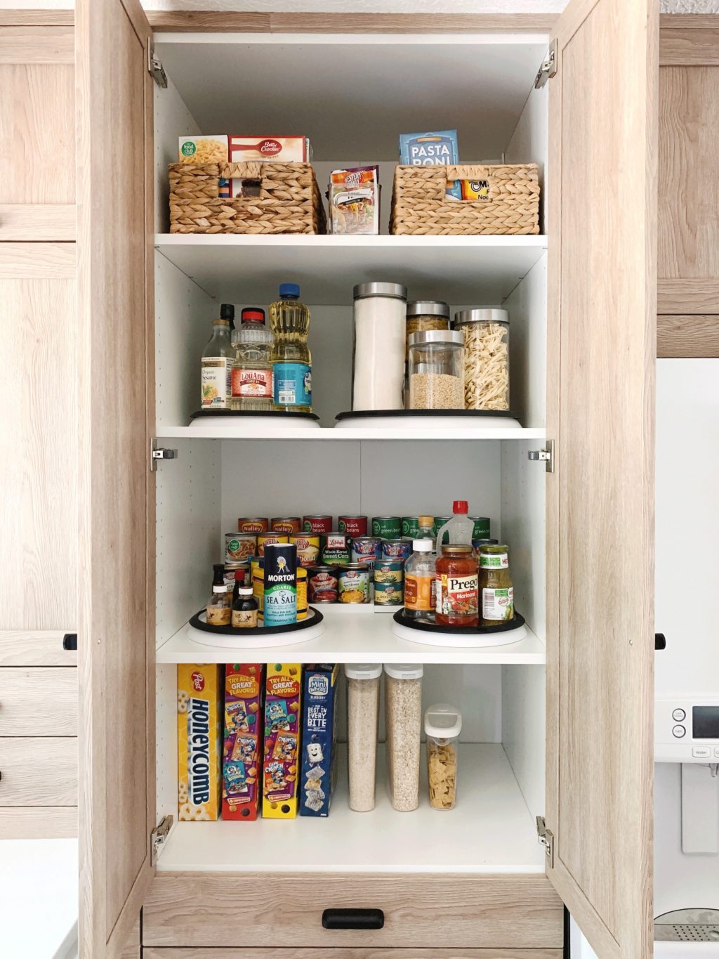 How We Organized the Fullmer's Kitchen Cabinets + A Video Tour
