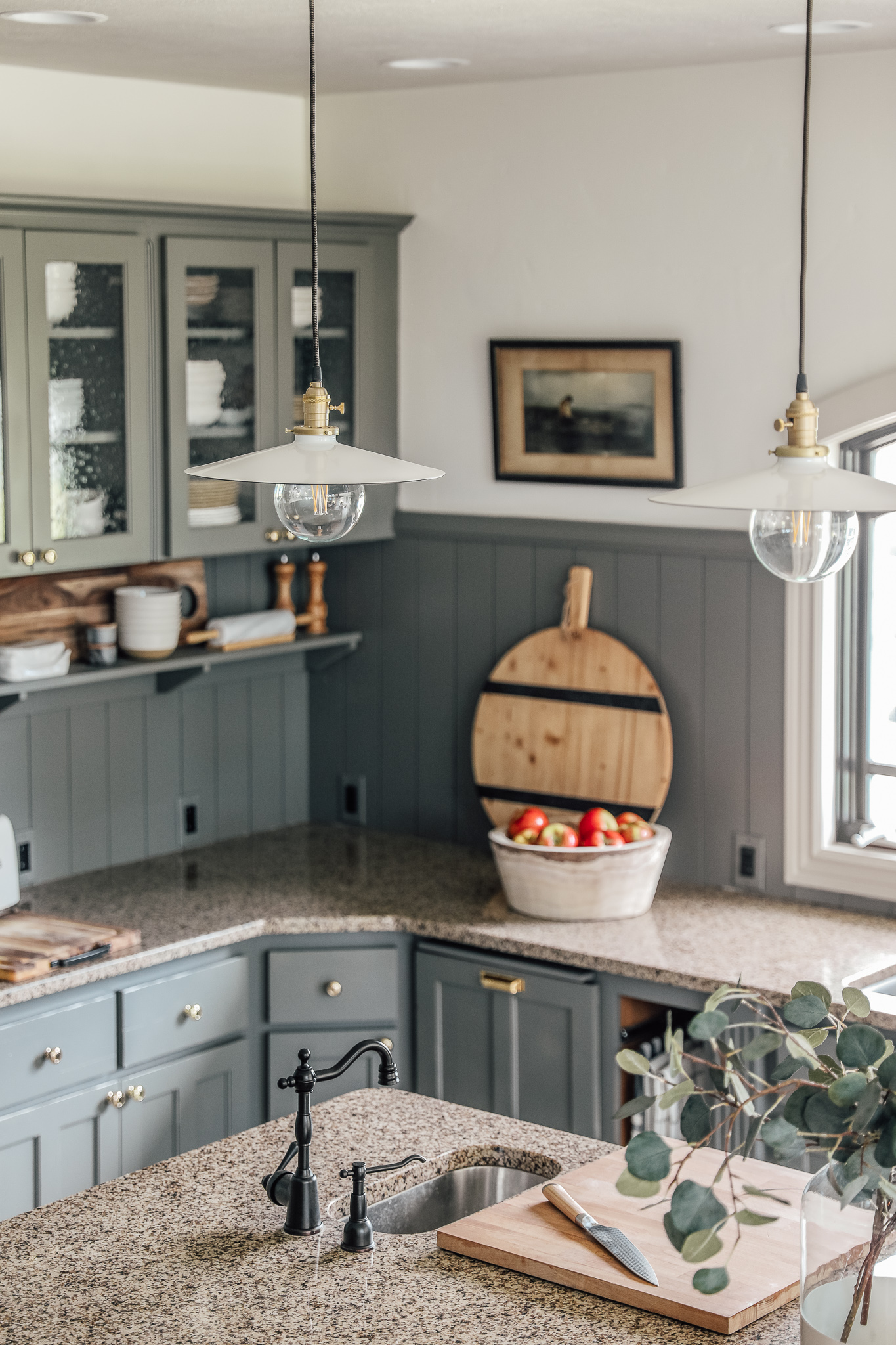 Our Modern Cottage Kitchen Makeover on the cheap   Chris Loves ...