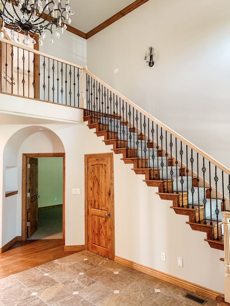 How We Completely Updated our Stair Railings by Only Swapping out the