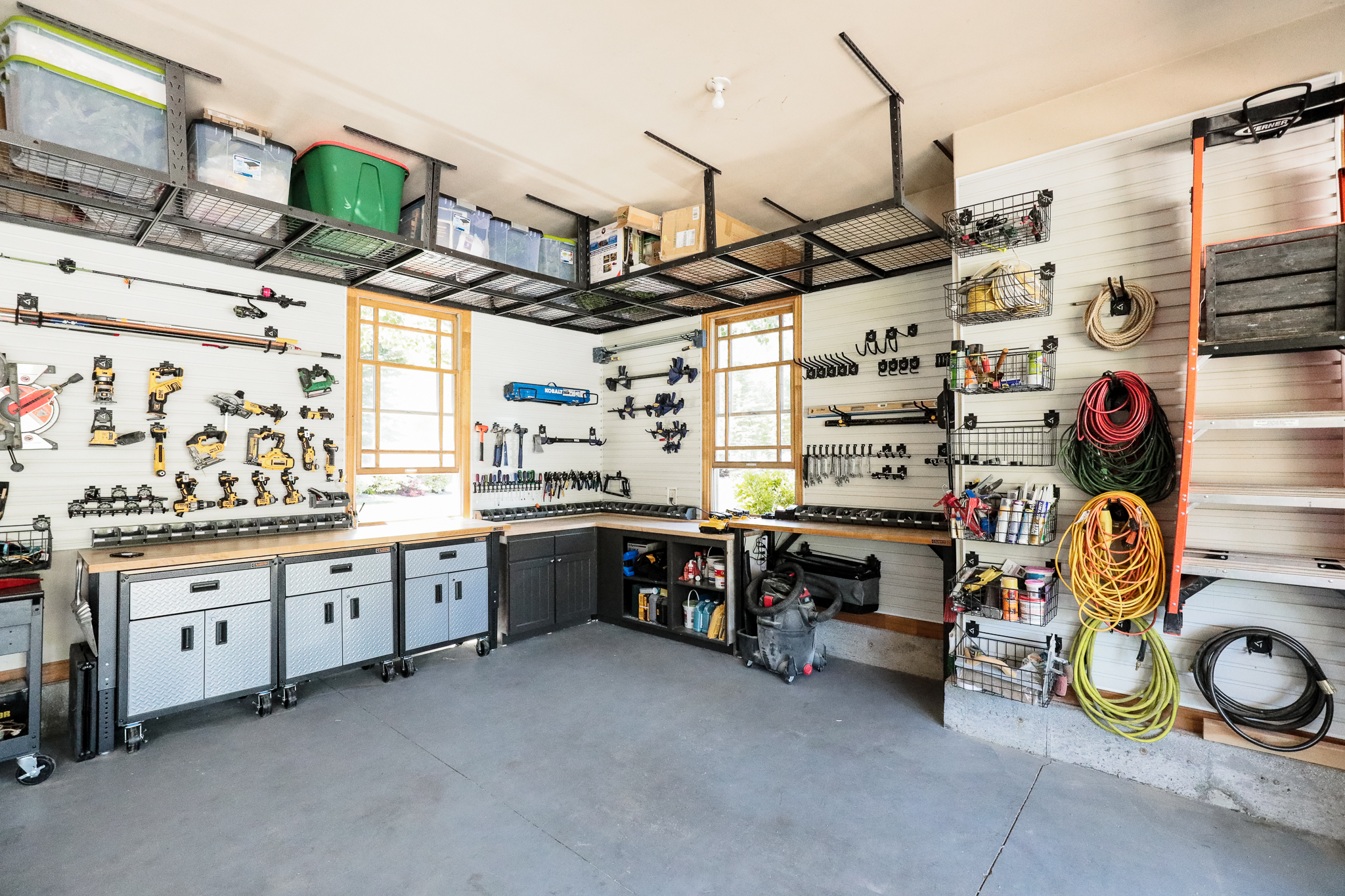 Custom Garage Wall Storage Systems, Accessories, and Installation