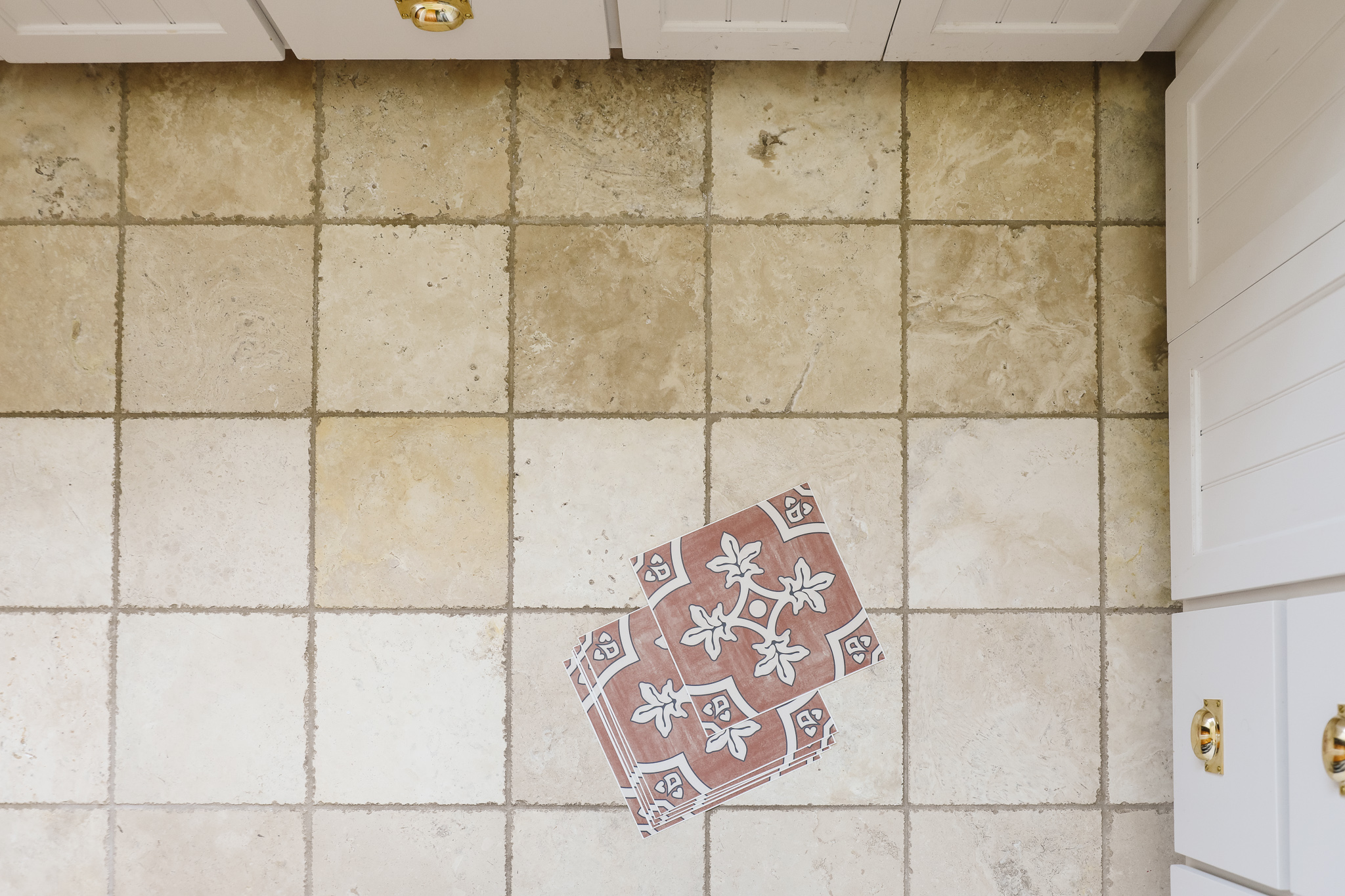 how to install peel and stick tile with grout on wall