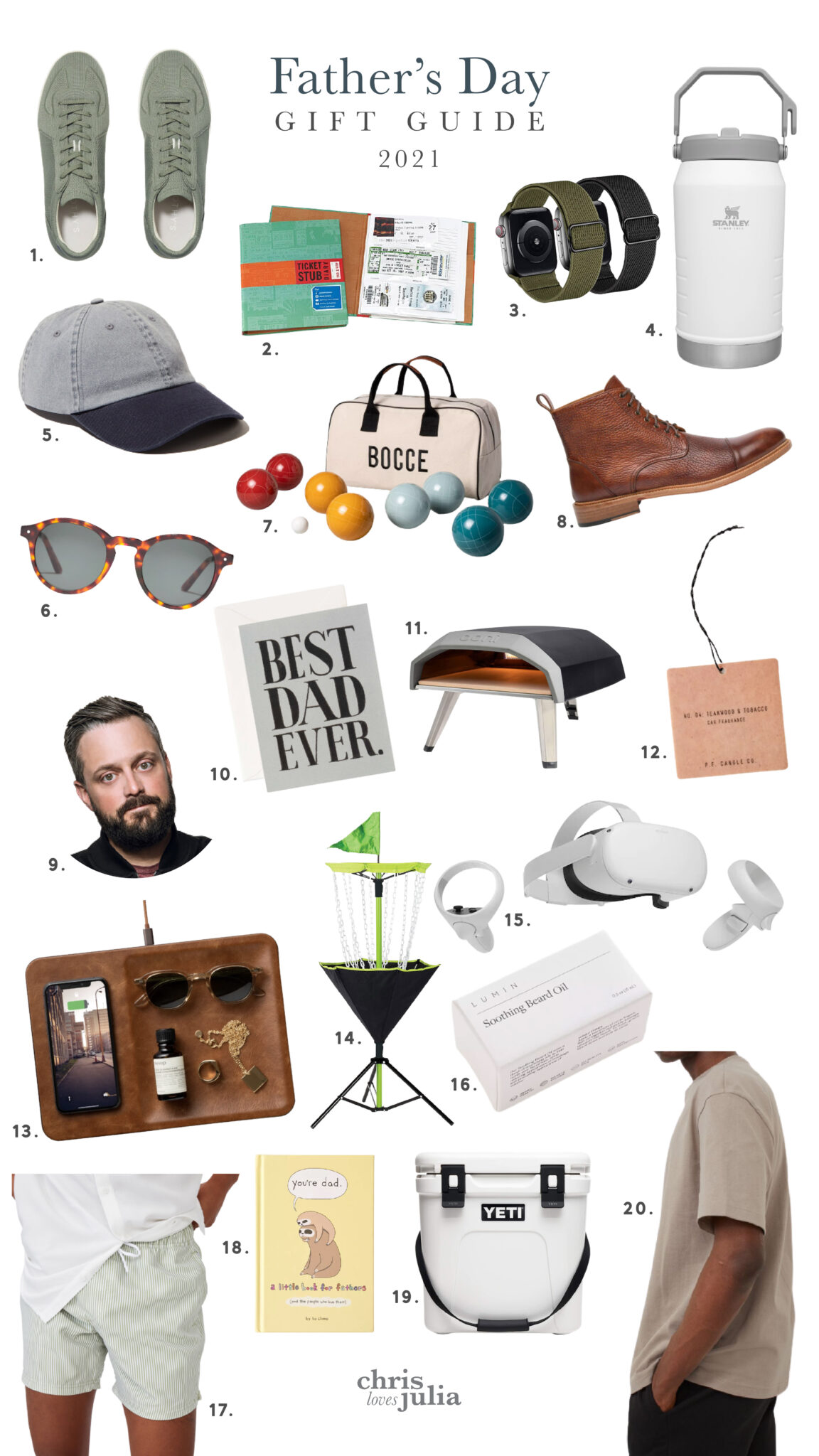 Father's Day Gift Guide 2021 - Chris Loves Julia