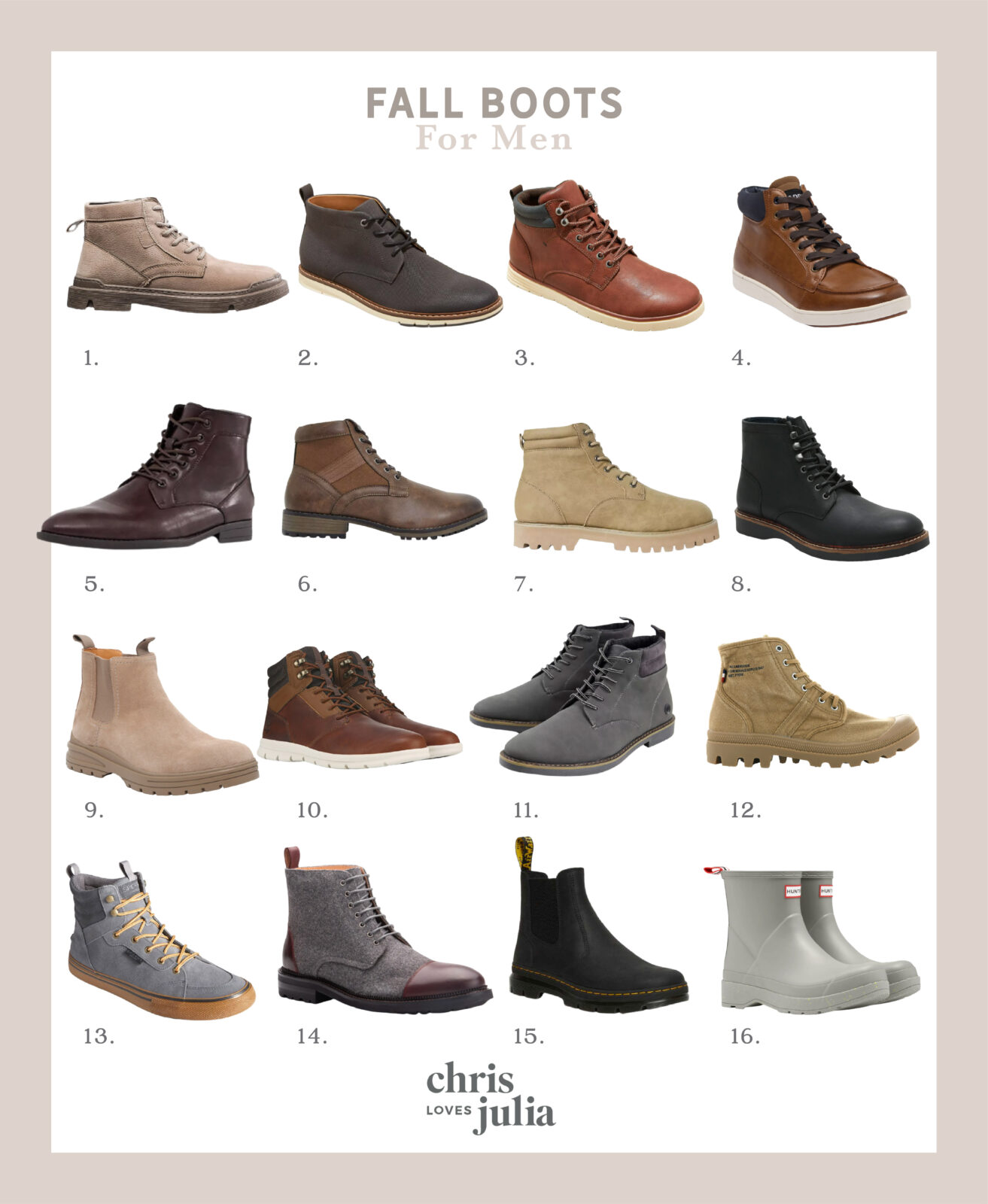 Casual Friday: Our Favorite Fall Boots - Chris Loves Julia