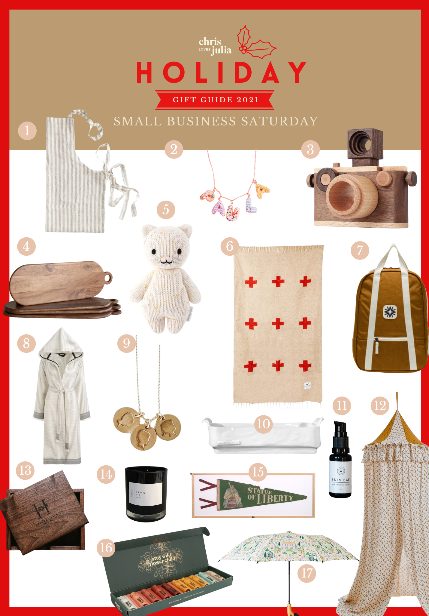 2021 Gift Guide: Gifts From Our Favorite Small Businesses - Chris Loves  Julia