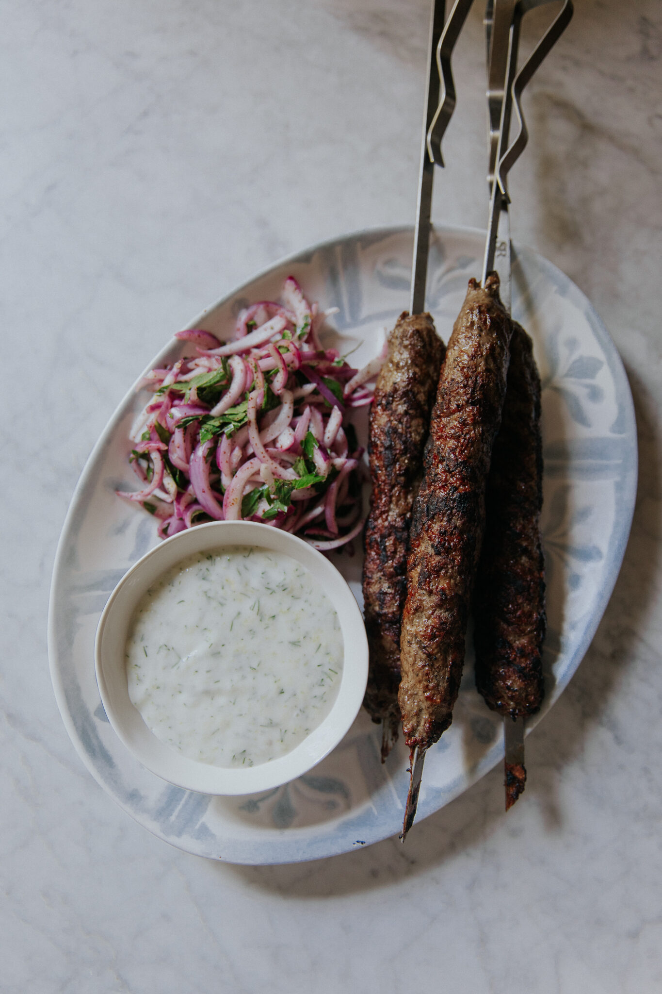 Lamb Kofta Kebabs | Chris Loves Julia