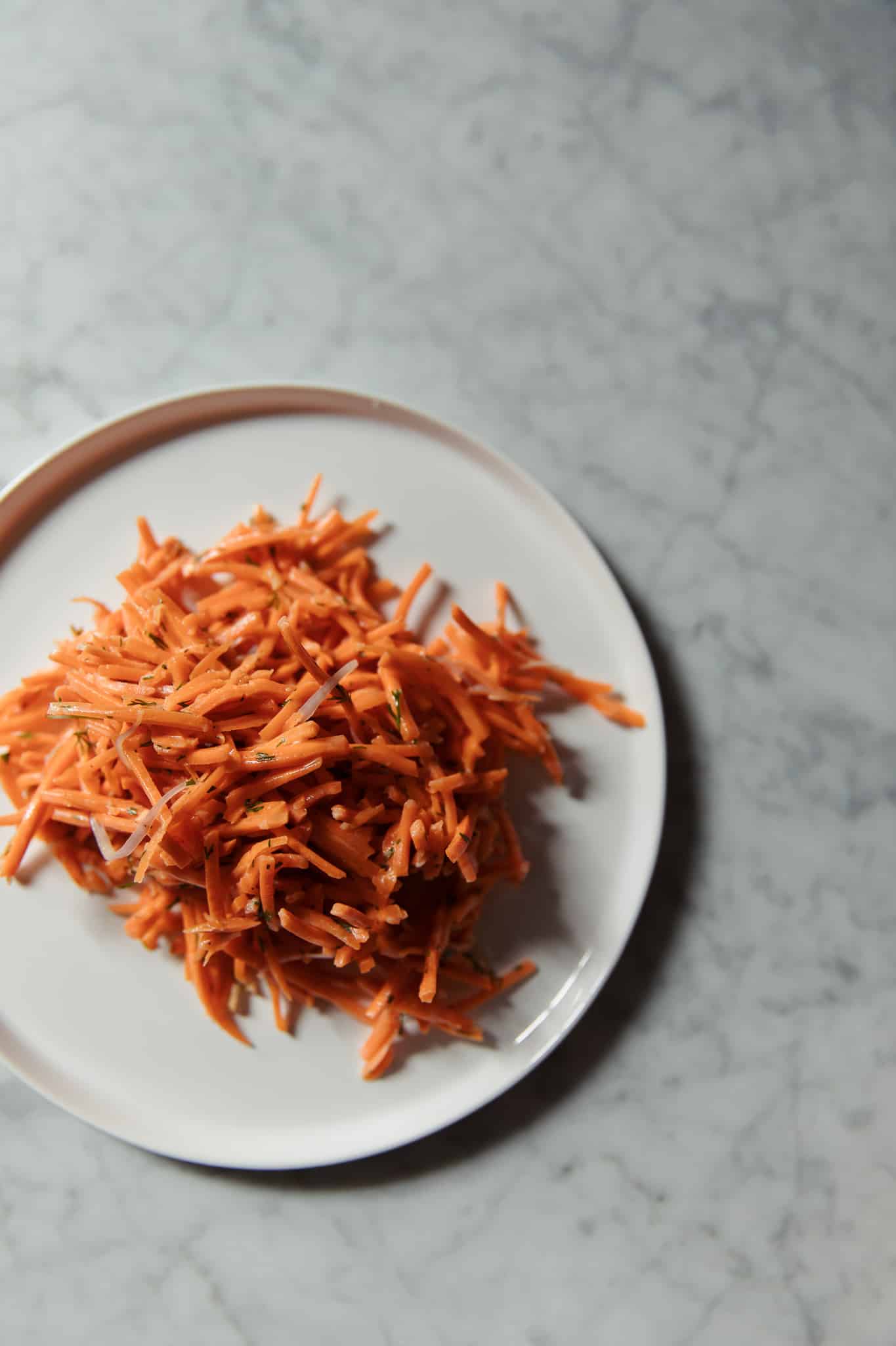 Carrot Slaw with Honey & Dill