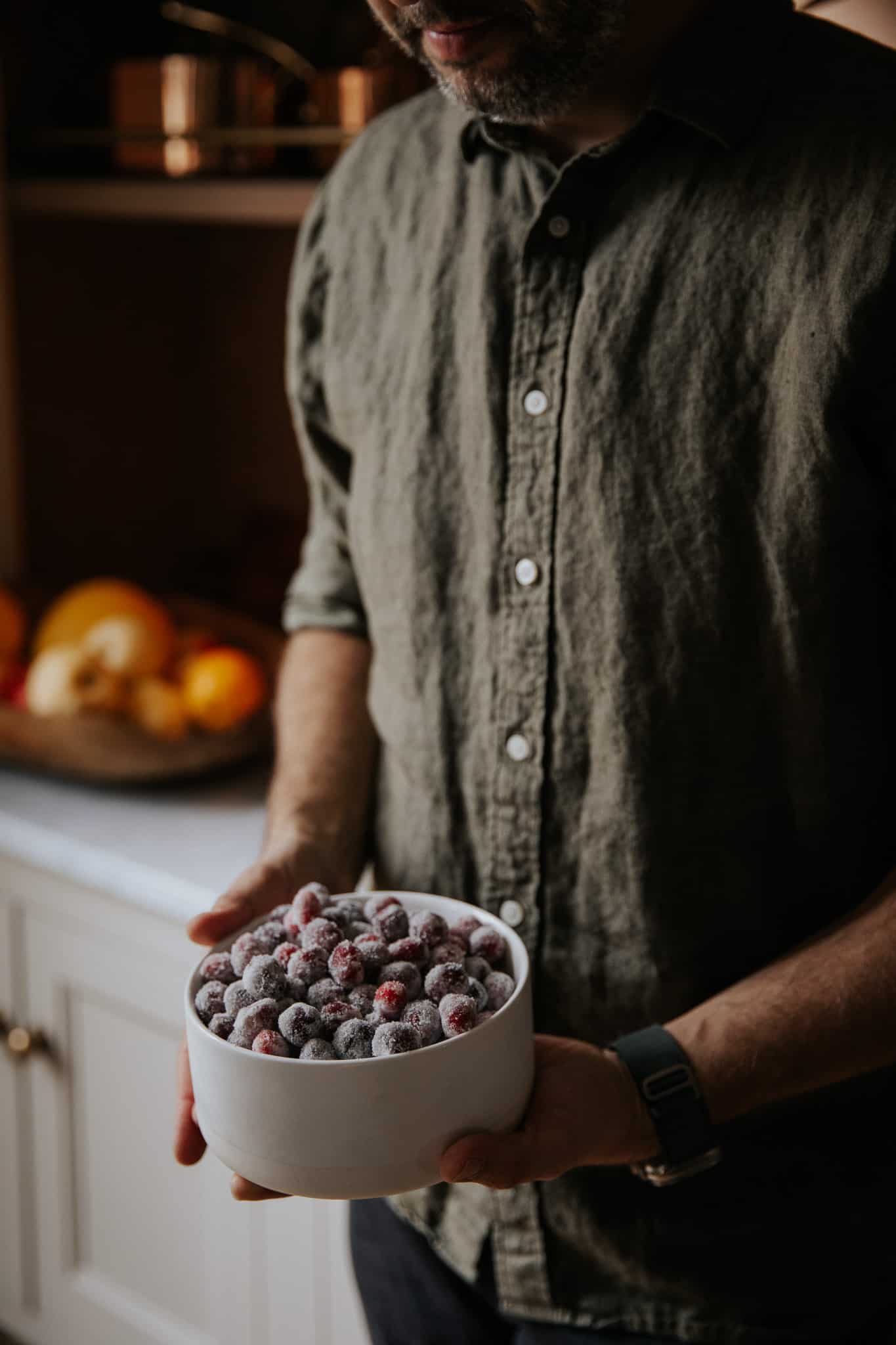 Sugar Dusted Cranberries | Chris Loves Julia
