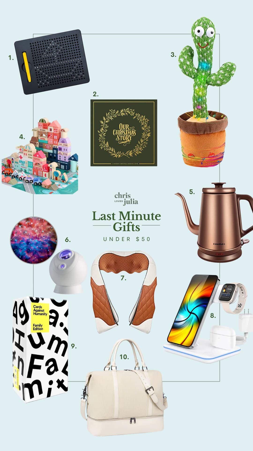 Last-minute gifts under $50 for anyone on your list