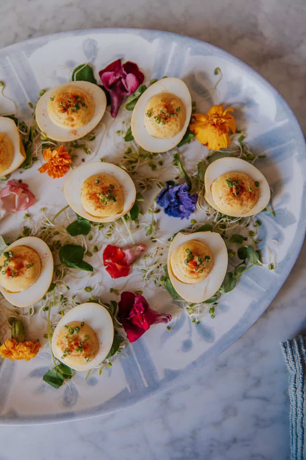 Pickled Beet Deviled Eggs | Chris Cooks - Chris Loves Julia
