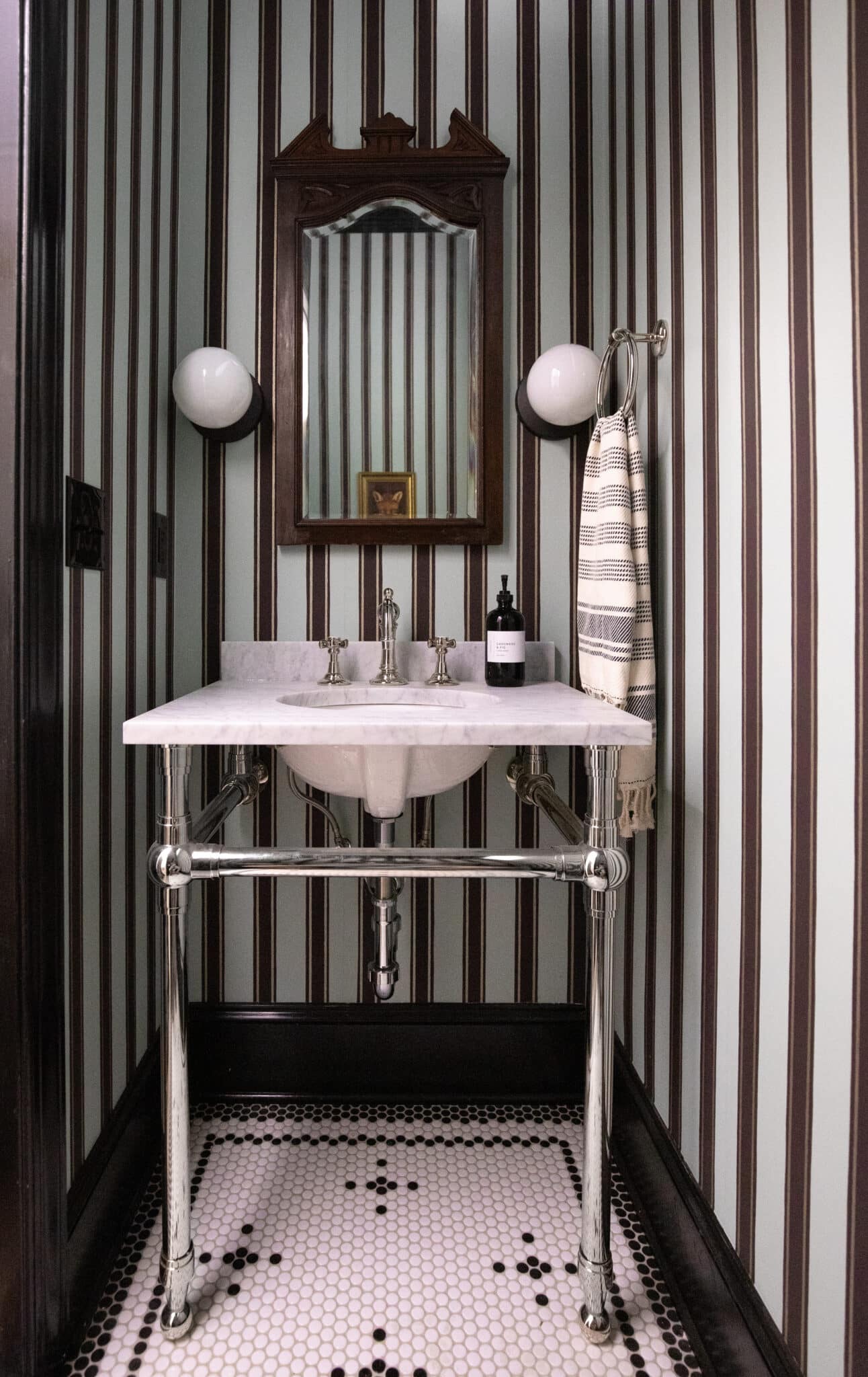 Chris Loves Julia | Defining My Design Style: Moody Modern Traditional | The Powder Room