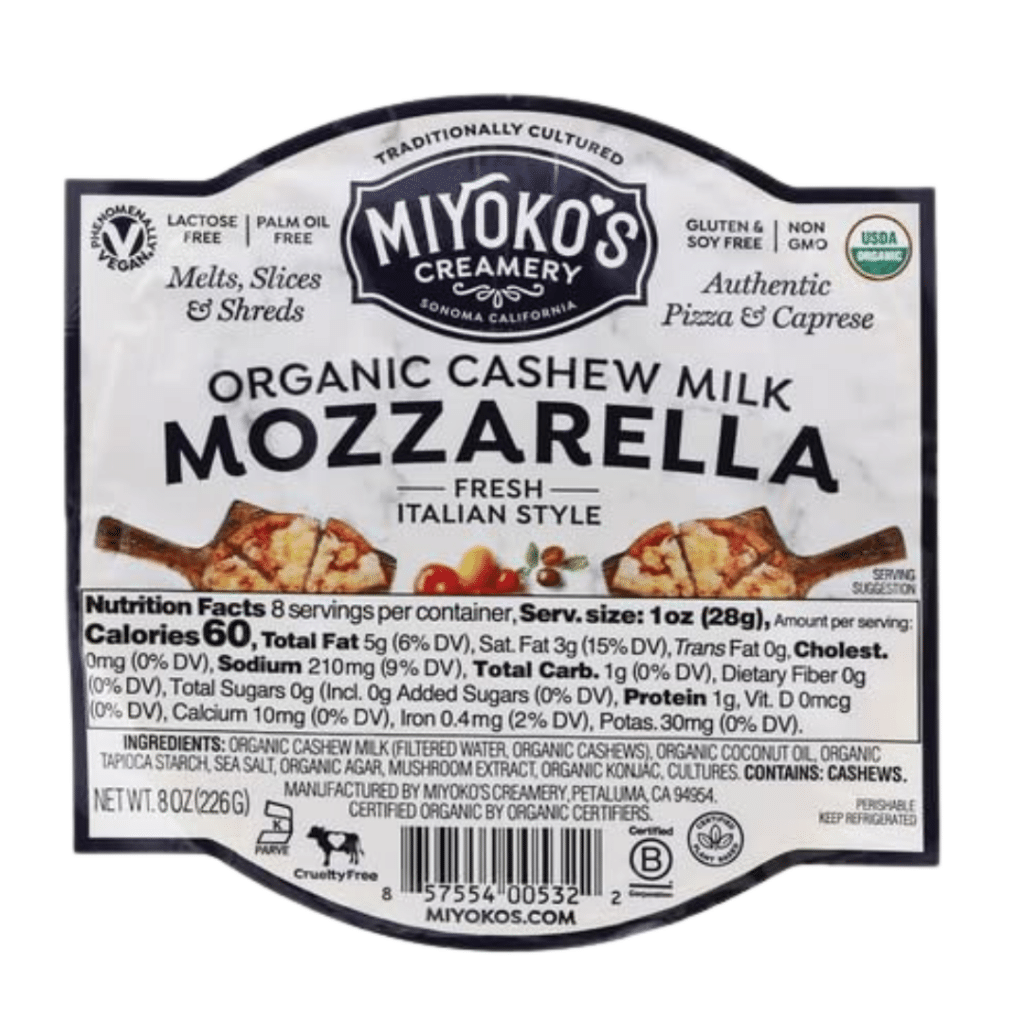 Chris Loves Julia | Miyoko's Creamery Classic Plant Milk Mozzarella Wheel
