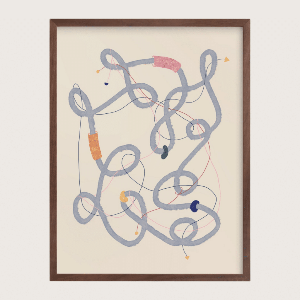"Threads" Limited Edition Modern Art Print