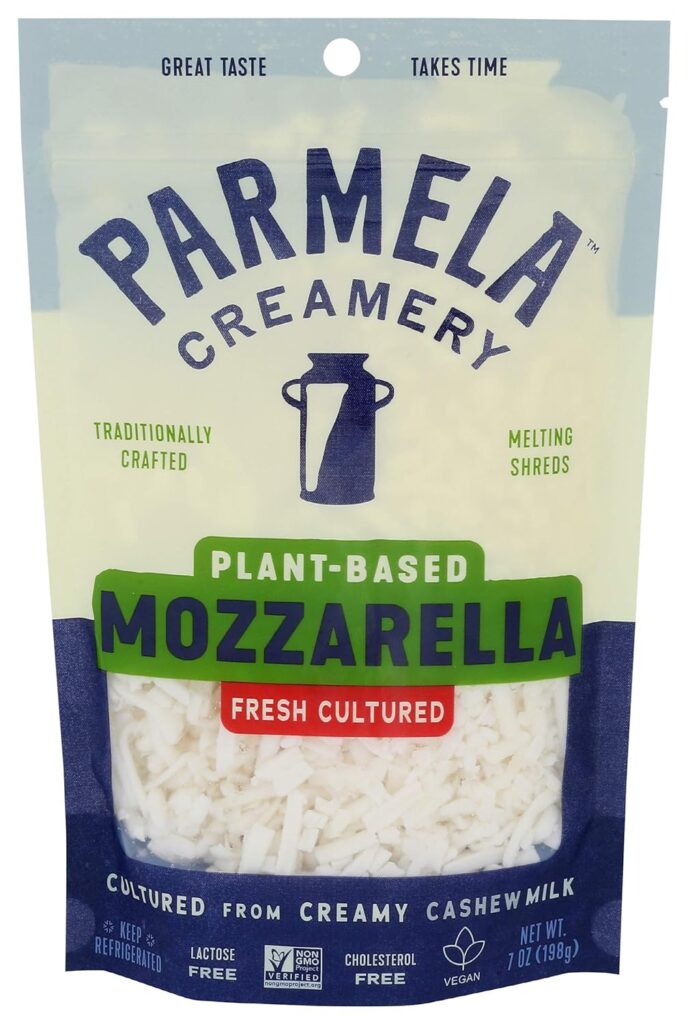 Chris Loves Julia | Parmela Creamery Plant-Based Mozzarella Shreds