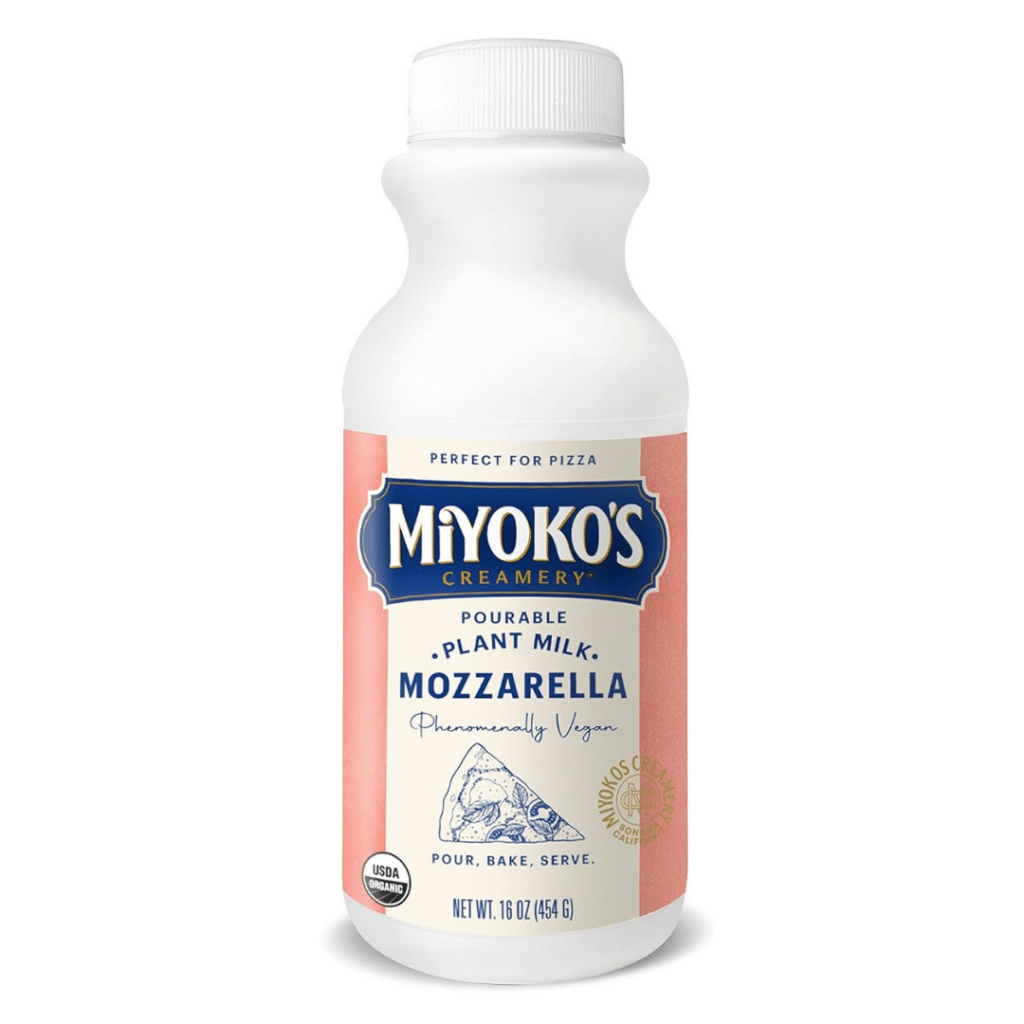 Chris Loves Julia | Miyoko's Creamery Pourable Plant Milk Mozzarella